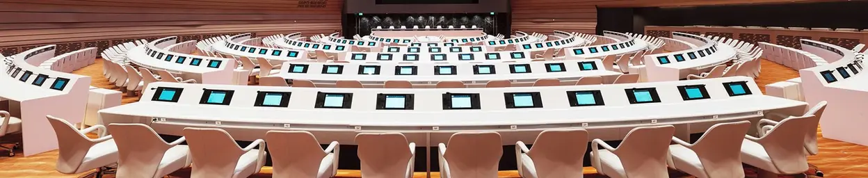 Displays for meeting rooms and conference rooms