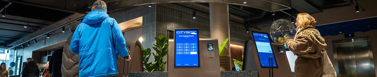 Monitors for self-service kiosks