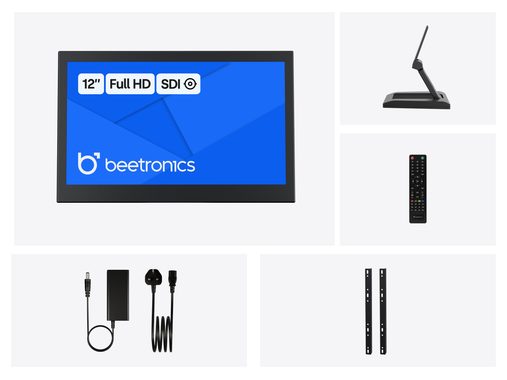 12 Inch Monitor Metal SDI