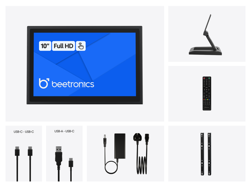10 Inch Touchscreen Metal