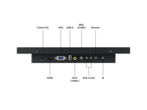 15 Inch Monitor Metal (4:3)