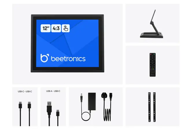 12 Inch Touchscreen Metal (4:3)