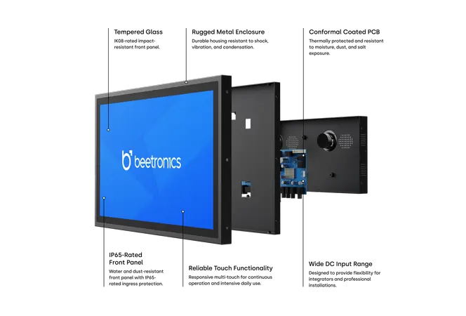 13 Inch Touchscreen Metal