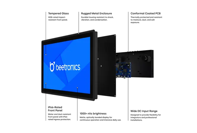 24 Inch Touchscreen Metal (High Brightness)